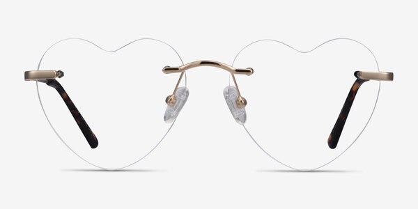 Amore Doré Métal Montures de Lunette de vue