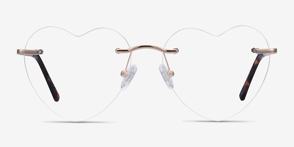 Bae Gold Metal Eyeglass Frames