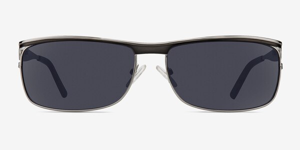 Brighton Silver/Black Metal Sunglass Frames