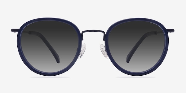 Siena Matte Navy Acetate-metal Soleil de Lunette de vue