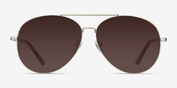 Camp Matte Silver Metal Sunglass Frames