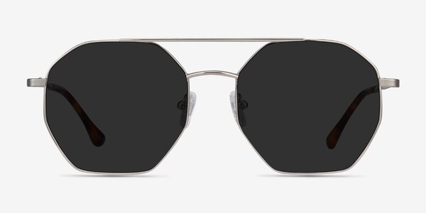 Sun Eight Silver Metal Sunglass Frames