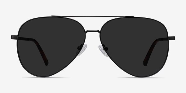 Flier Noir Métal Soleil de Lunette de vue