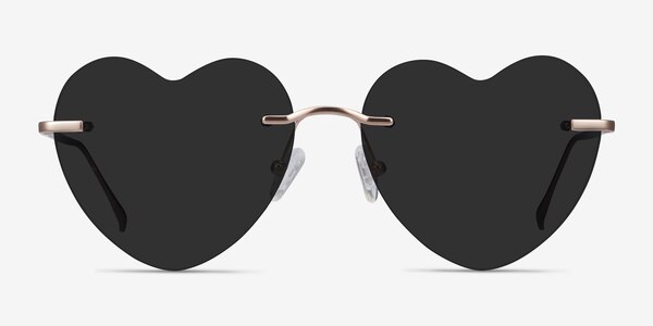 Sun Amore Gold Metal Sunglass Frames
