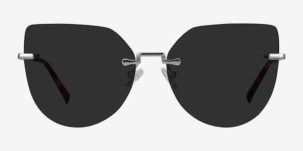 Toyah Silver Metal Sunglass Frames