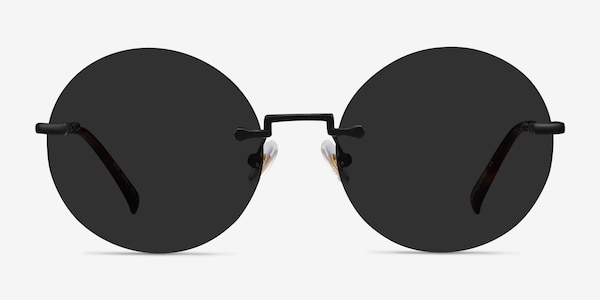 Wise Black Metal Sunglass Frames