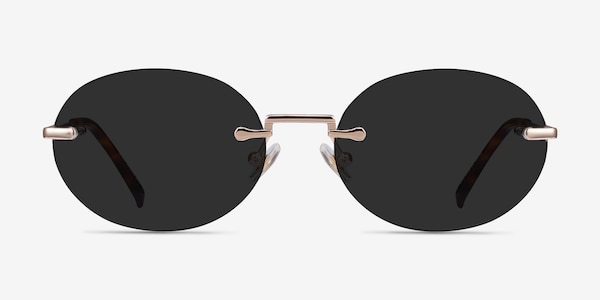 Daze Rose Gold Métal Soleil de Lunette de vue
