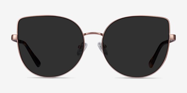 Bless Rose Gold Métal Soleil de Lunette de vue