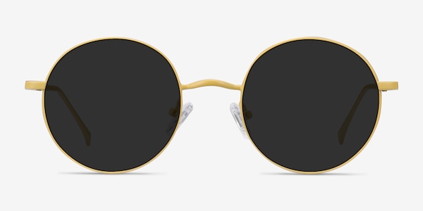 Sun Synapse Yellow Metal Sunglass Frames