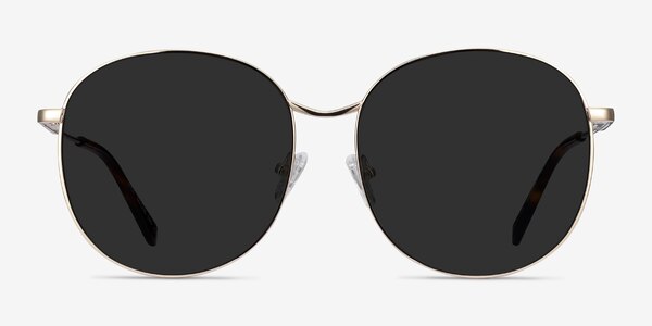 Sage Gold Metal Sunglass Frames