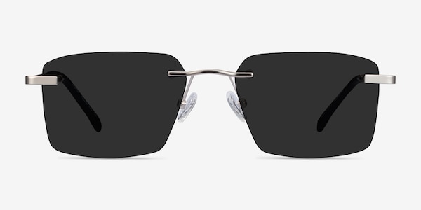 Invent Matte Silver Metal Sunglass Frames
