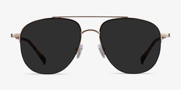 Garros Gold Tortoise Metal Sunglass Frames