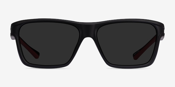Win Black & Red Plastic Sunglass Frames