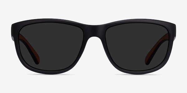 Determined Black Plastic Sunglass Frames