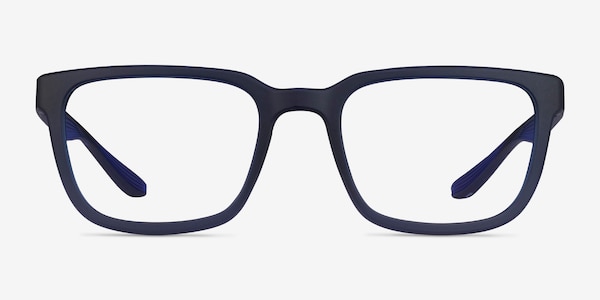 Fast Matte Blue Plastic Eyeglass Frames