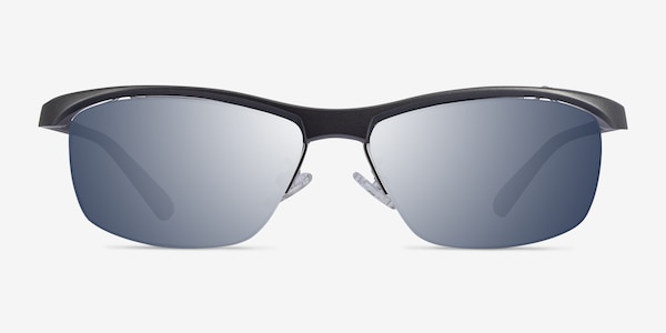 Yard Matte Gray Black Plastic Sunglass Frames