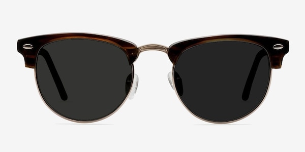 The Hamptons Brown Golden Acetate-metal Sunglass Frames