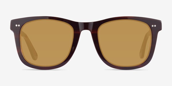 Nevada Brown Striped Acetate Sunglass Frames