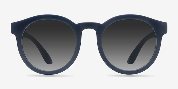 Oasis Matte Navy Plastique Soleil de Lunette de vue