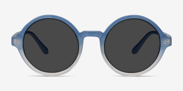 Solstice Blue Clear Plastic Sunglass Frames