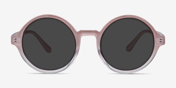 Solstice Pink Clear Plastique Soleil de Lunette de vue