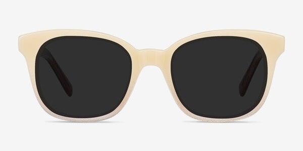 Quartz Ivory Acetate Sunglass Frames
