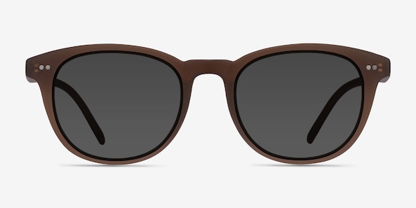 Hidden Brown Plastic Sunglass Frames