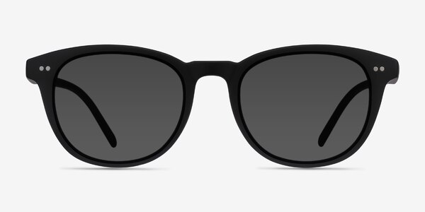 Hidden Black Plastic Sunglass Frames