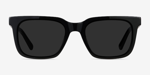 Riddle Noir Acétate Soleil de Lunette de vue