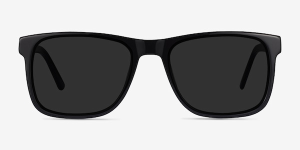 Kudos Noir Acétate Soleil de Lunette de vue