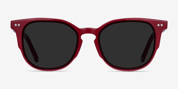 Emilie Burgundy Acetate Sunglass Frames