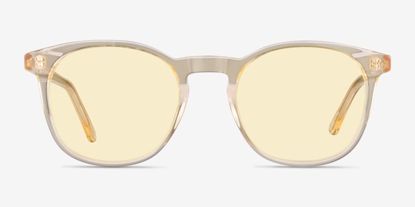 Safari Clear Melon Acetate Sunglass Frames
