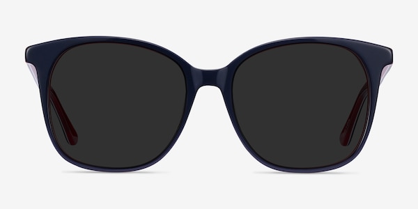 Celebration Navy & Red Acetate Sunglass Frames