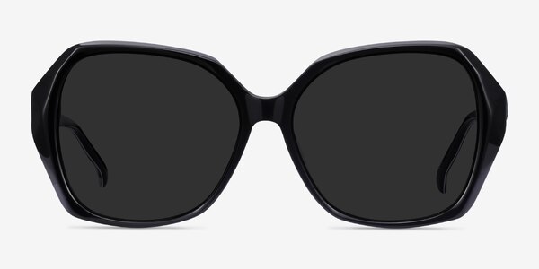 Isabella Black Acetate Sunglass Frames
