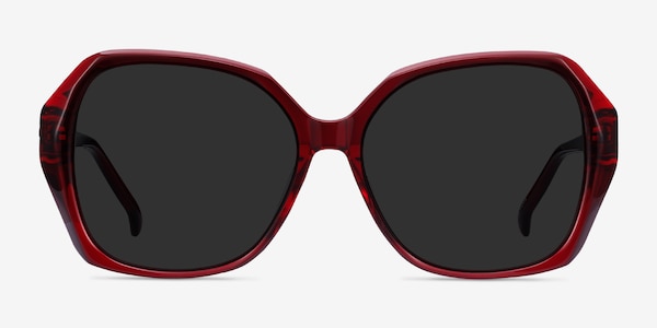 Isabella Burgundy Acetate Sunglass Frames