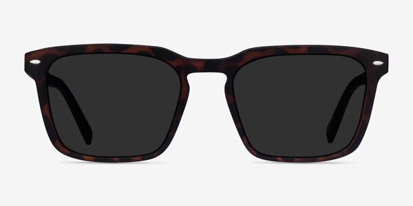 Lagoon Warm Tortoise & Basalt Plastique Soleil de Lunette de vue