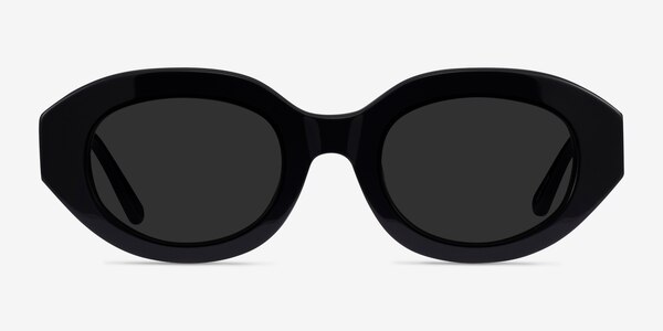 Swan Black Acetate Sunglass Frames