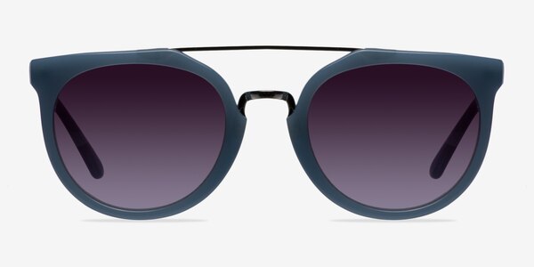 Bali Blue/Silver Acetate-metal Soleil de Lunette de vue