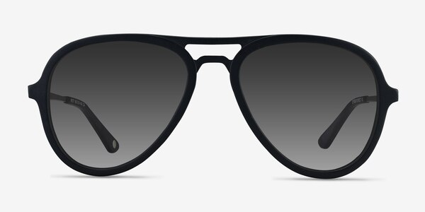 Riot Matte Black Acetate-metal Sunglass Frames