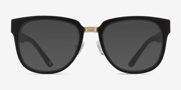 Haute Couture Matte Black Acetate-metal Sunglass Frames