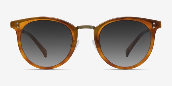 Sun Nostalgia Cinnamon Acetate-metal Sunglass Frames
