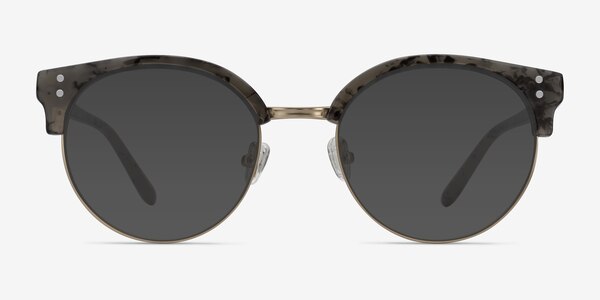 Samba Dark Marble Plastic-metal Sunglass Frames