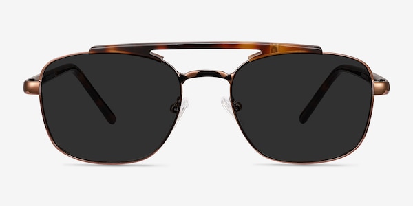 Decode Tortoise Brown Acetate-metal Soleil de Lunette de vue