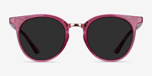 Lulu Raspberry Plastic-metal Sunglass Frames