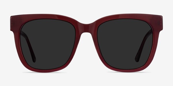 Erica Burgundy Acetate-metal Sunglass Frames