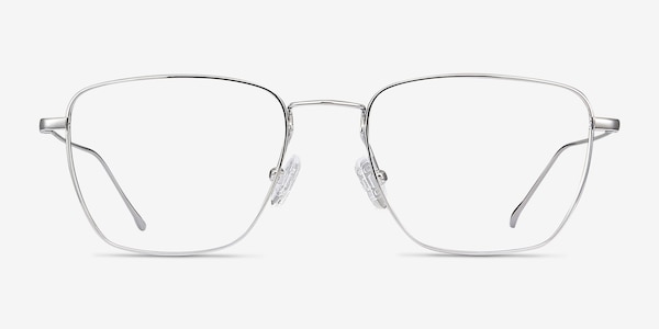 Future Silver Titanium Eyeglass Frames