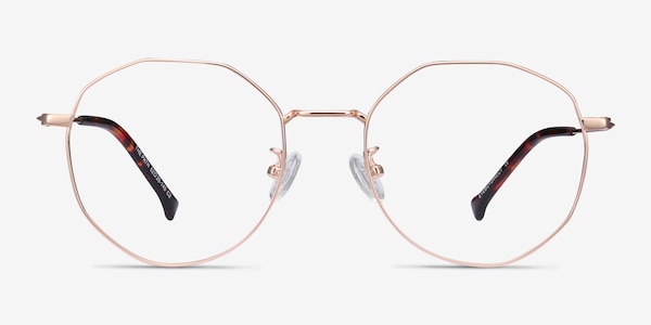 The Path Rose Gold Titanium Eyeglass Frames