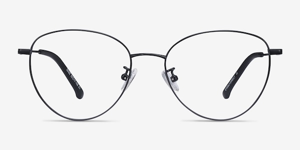 Gaze Black Titanium Eyeglass Frames