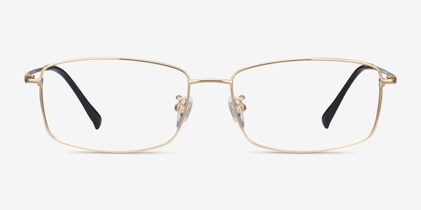 Embark Golden Titanium Eyeglass Frames