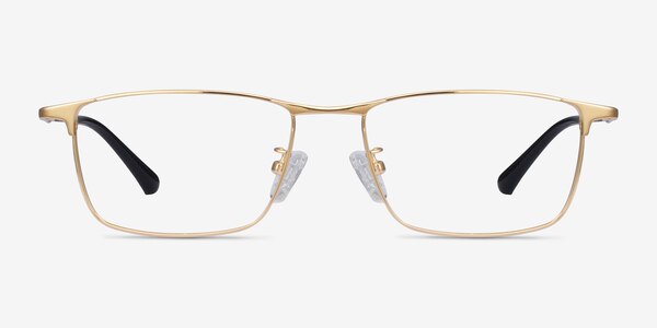Fielder Doré Titane Montures de Lunette de vue